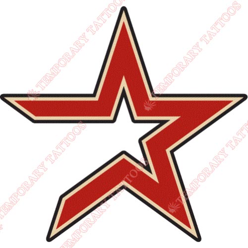 Houston Astros Customize Temporary Tattoos Stickers NO.1591